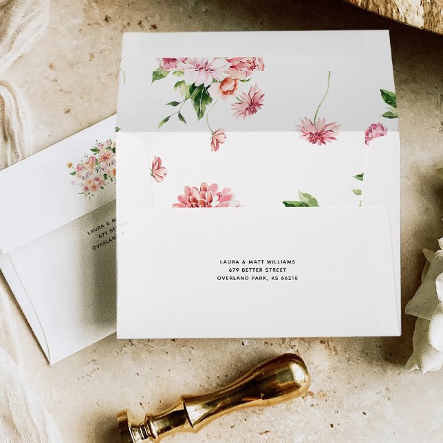 Afterglow Garden Florals | Personalised Envelope (Creator Uploaded)