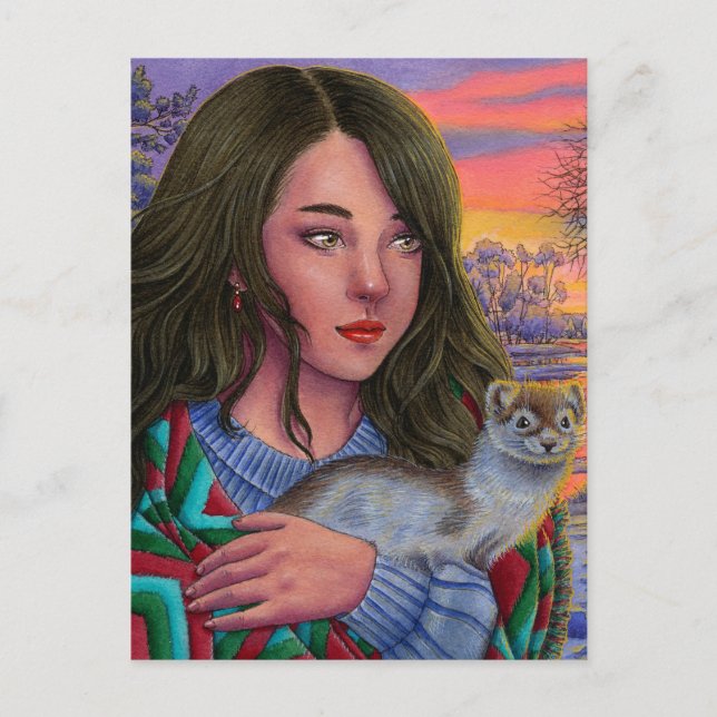 "Afterglow" postcard (Front)