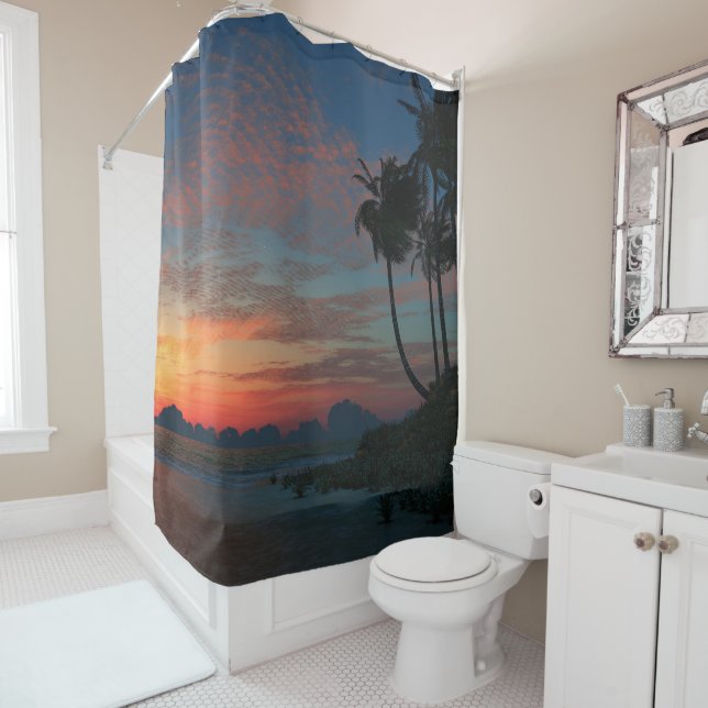 Afterglow Shower Curtain (In Situ)