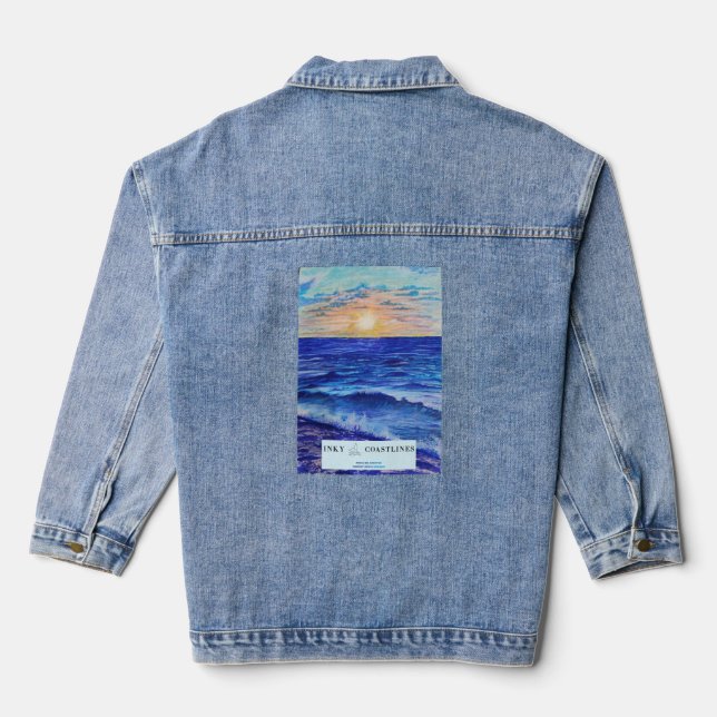 Afterglow Sunset Denim Jacket (Back)