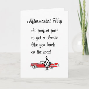 Aftermarket Hip A Funny Hip Replacement Poem Card