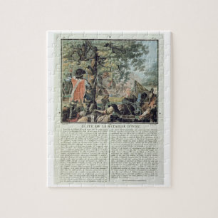 Aftermath of the Battle of Ivry (1590), engraved b Jigsaw Puzzle