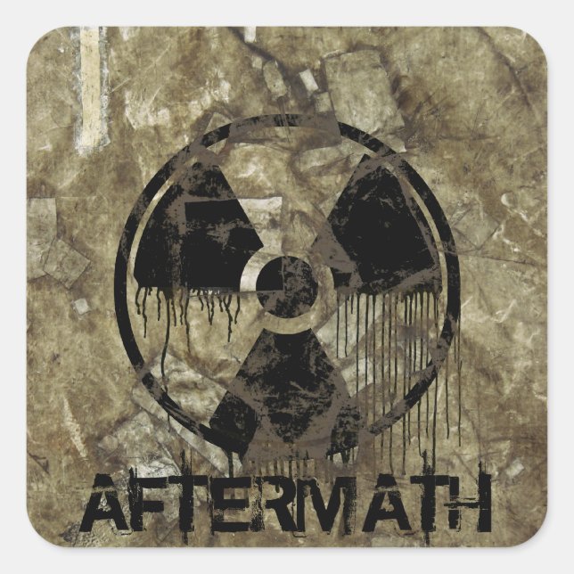 Aftermath Square Sticker (Front)