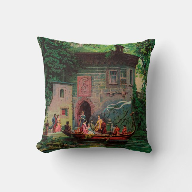 Afternoon at Lake Como Cushion (Front)