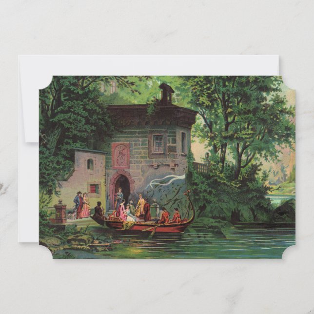 Afternoon at Lake Como Invitation (Front)