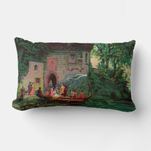 Afternoon at Lake Como Lumbar Cushion