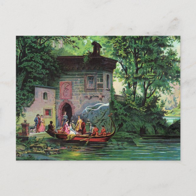 Afternoon at Lake Como Postcard (Front)
