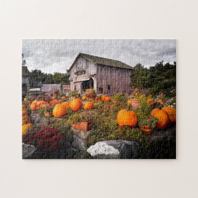Afternoon at the Vermont Farmstand Jigsaw Puzzle (Horizontal)