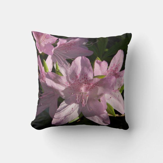 Afternoon Azaleas Pillow (Front)