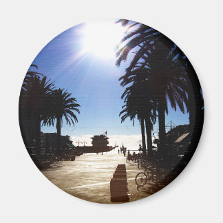 Afternoon In Hermosa Beach Magnet