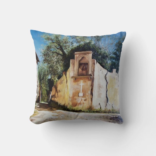 AFTERNOON IN RIMAGGIO / Tuscany View Cushion (Front)