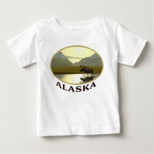 Afternoon Moose Baby T-Shirt