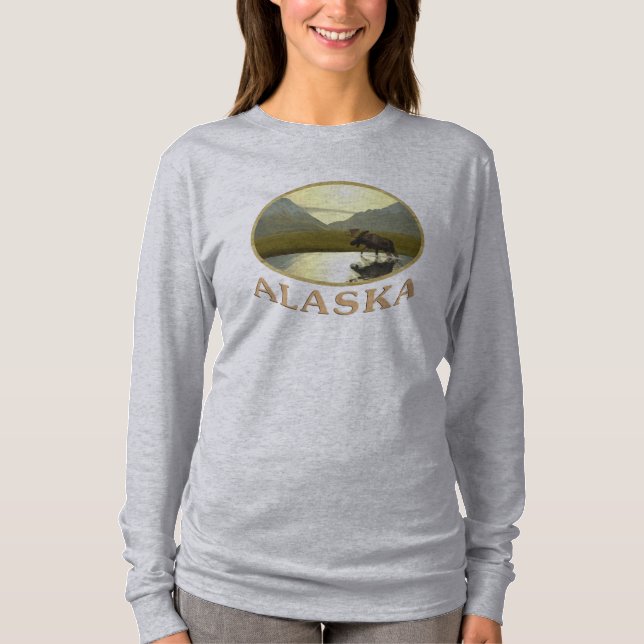 Afternoon Moose T-Shirt (Front)