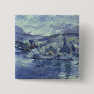 Afternoon on Lake Lucerne, 1924 15 Cm Square Badge