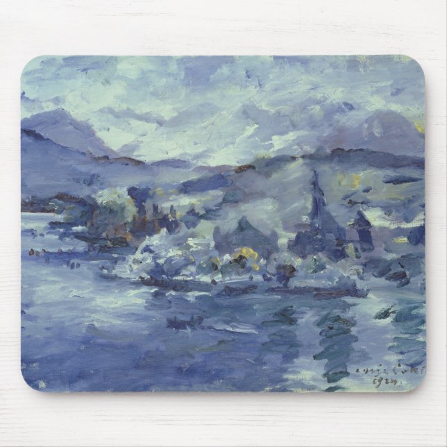 Afternoon on Lake Lucerne, 1924 Mouse Mat (Front)