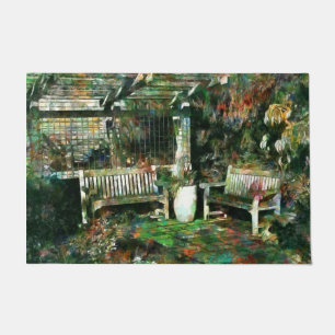 Afternoon on the Patio Doormat