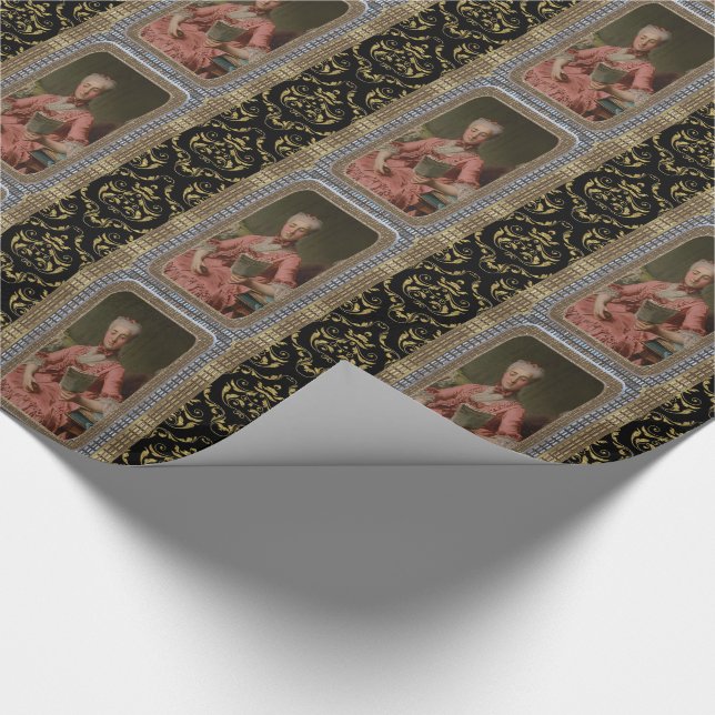 Afternoon Parlour 15’ Glossy Wrapping Paper (Corner)