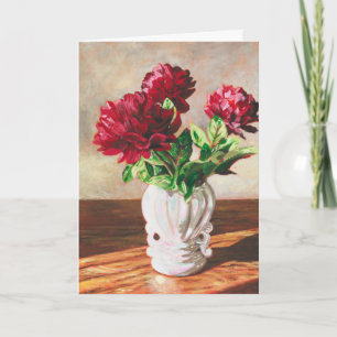 Afternoon Peonies - Thank You Card