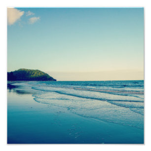Afternoon seascape of Cape Tribulation, Australia Photo Print