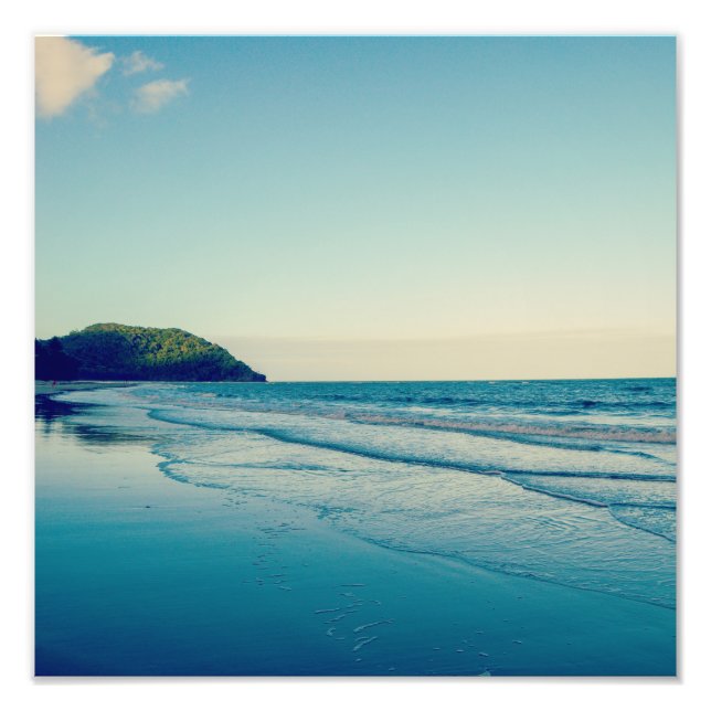 Afternoon seascape of Cape Tribulation, Australia Photo Print (Front)