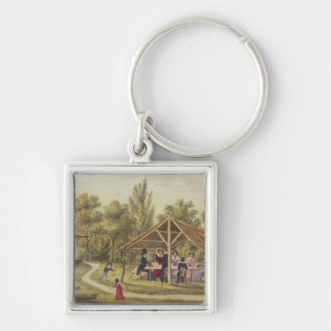 Afternoon tea at a tavern from the journal of key ring (Front)