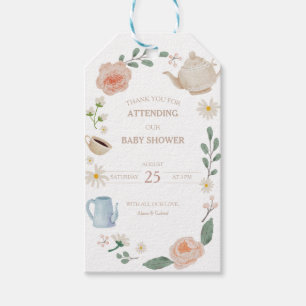 Afternoon Tea Baby Shower Gift and Favour Tags