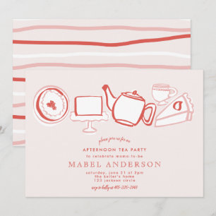 Afternoon Tea Baby Shower Invitation