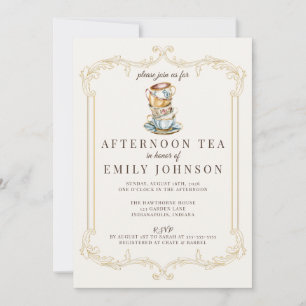 Afternoon Tea Bridal Shower Invitation