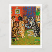 Afternoon Tea Cats, Louis Wain