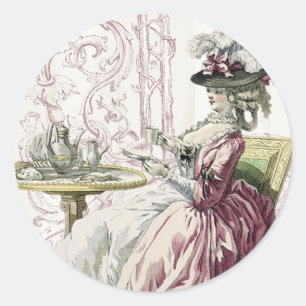 Afternoon Tea! Classic Round Sticker