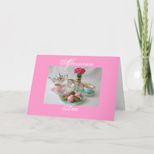 Afternoon Tea Greetings Card