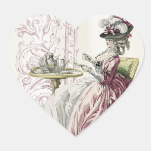 Afternoon Tea! Heart Sticker