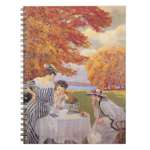 Afternoon tea in the park notebook
