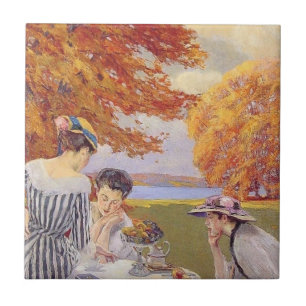 afternoon tea in the park tile