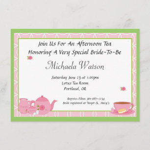 Afternoon Tea Invitation