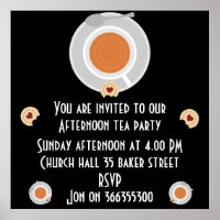 Afternoon Tea Invitation