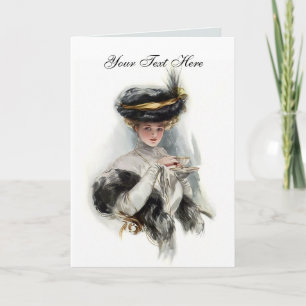 Afternoon Tea Lady Card