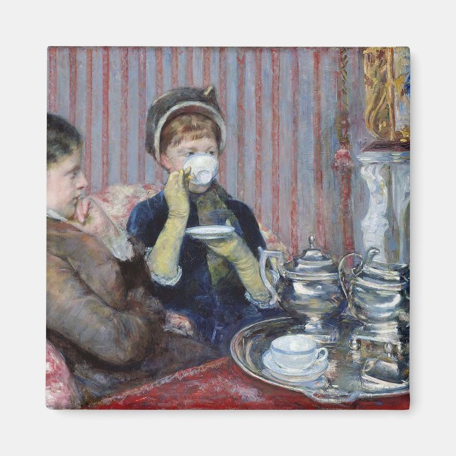 Afternoon Tea, Mary Cassatt Magnet (Front)