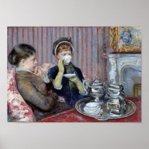 Afternoon Tea, Mary Cassatt Poster