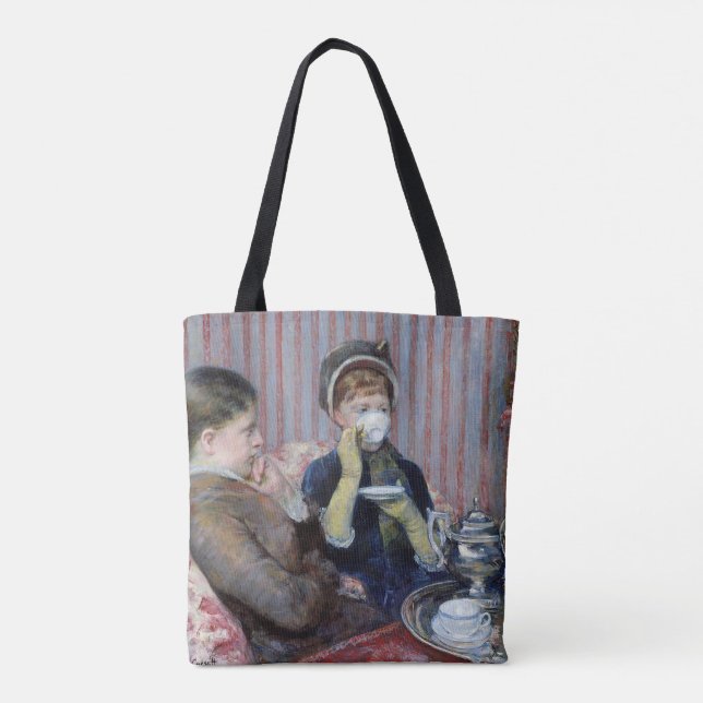 Afternoon Tea, Mary Cassatt Tote Bag (Back)