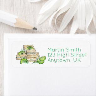 Afternoon Tea Party Cucumber Dill Finger Sandwich