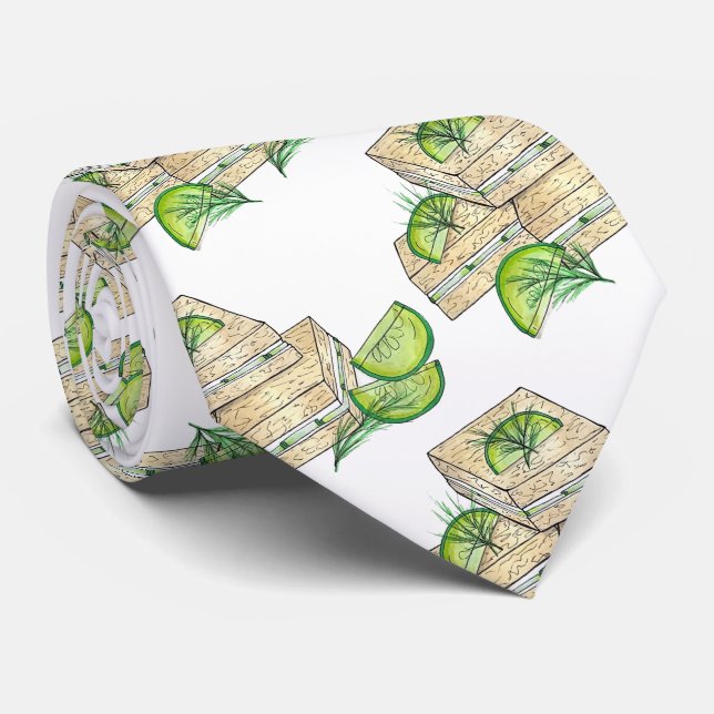 Afternoon Tea Party Shower Cucumber Sandwiches Tie (Rolled)