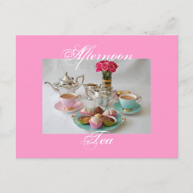 Afternoon Tea Postcard (Front)