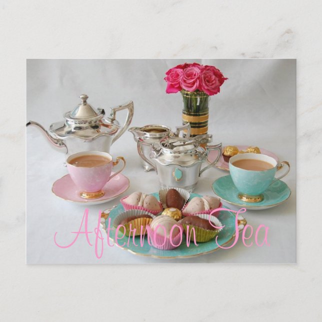 Afternoon Tea Postcard (Front)