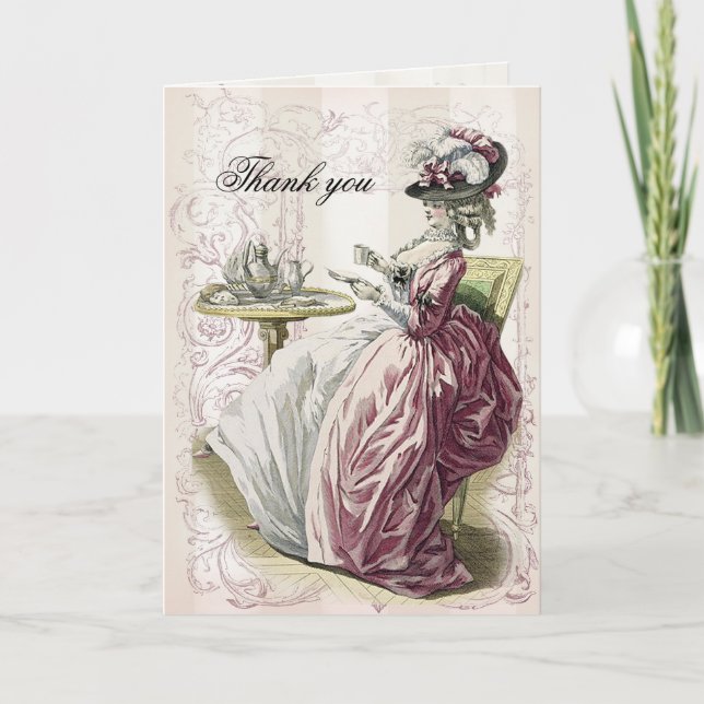 Afternoon Tea! Thank you Card (Front)