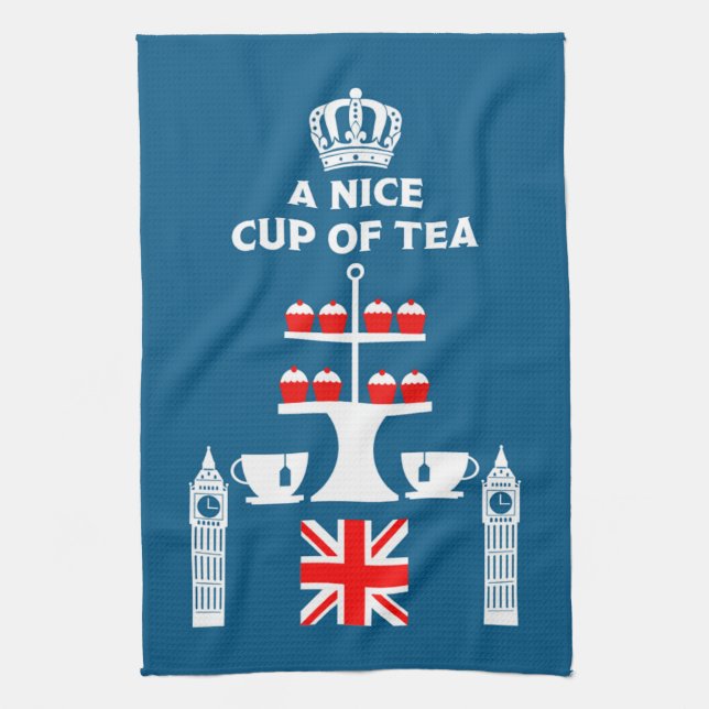 Afternoon Tea Towel (Vertical)