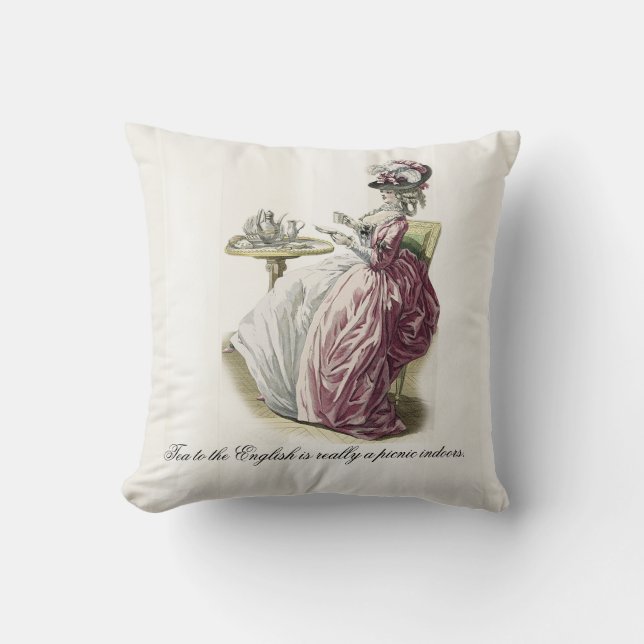Afternoon Tea, with quote Cushion (Front)