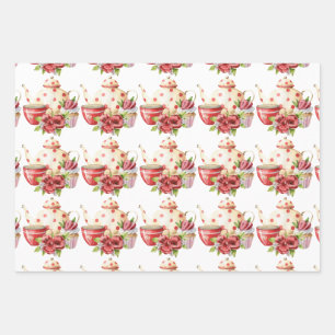 Afternoon Tea Wrapping Paper Sheet