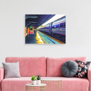 Afternoon Train Canvas Print