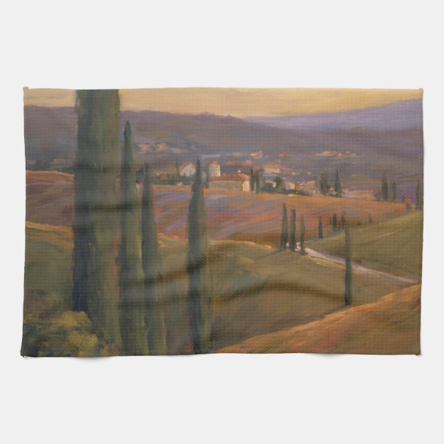 Afternoon Walk I Tea Towel (Horizontal)